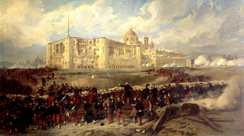 San Javier 1863 French Mexican War Maximilian