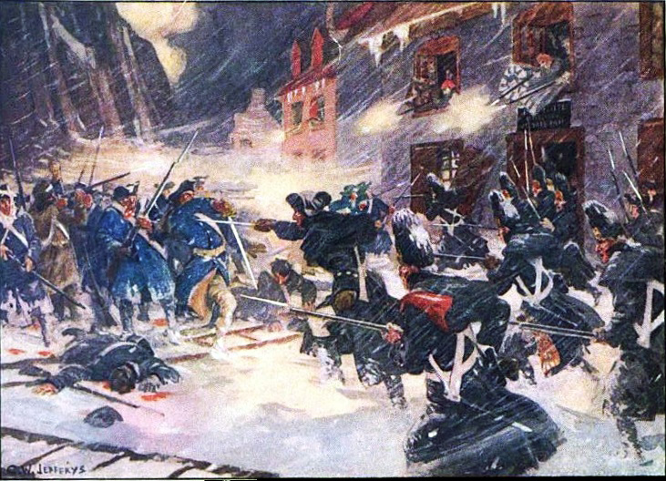 Battle bataille invasion du Québec 1775 Benedict Arnold Richard Montgomery
