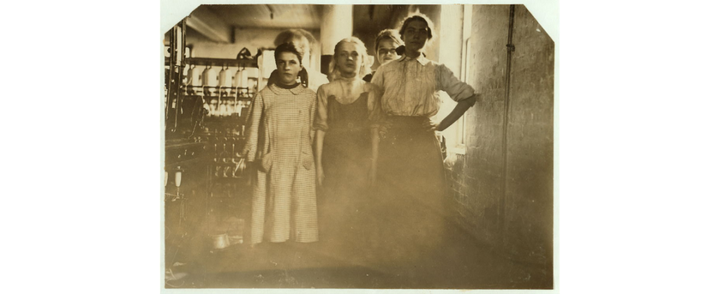 Lewis Hine Chicopee Massachusetts Quebec emigration mill workers