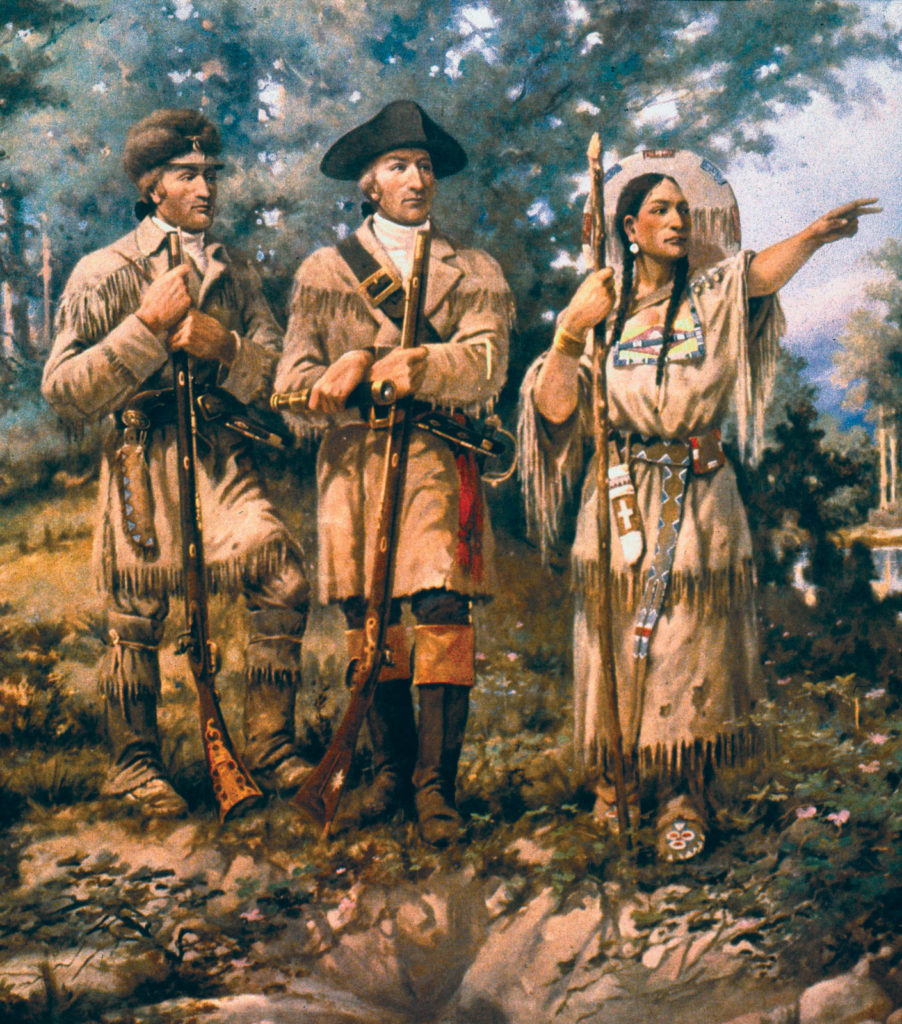 Lewis and Clark Sacagawea Toussaint Charbonneau French fur trade West