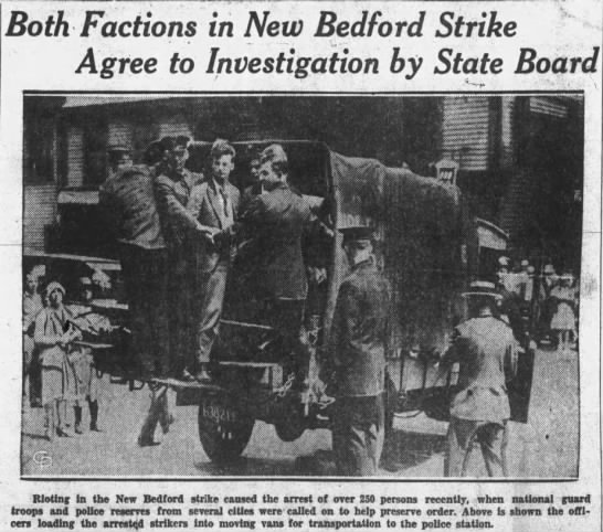 New Bedford 1928 Textile Strike