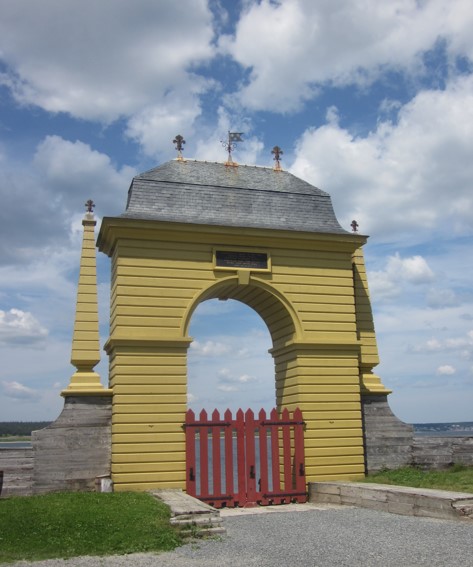 Porte Frédéric Gate Louisbourg Nova Scotia Nouvelle-Écosse