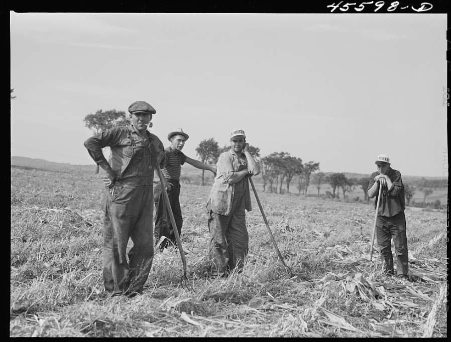 French-Canadian Franco-American farmers Sheldon Vermont