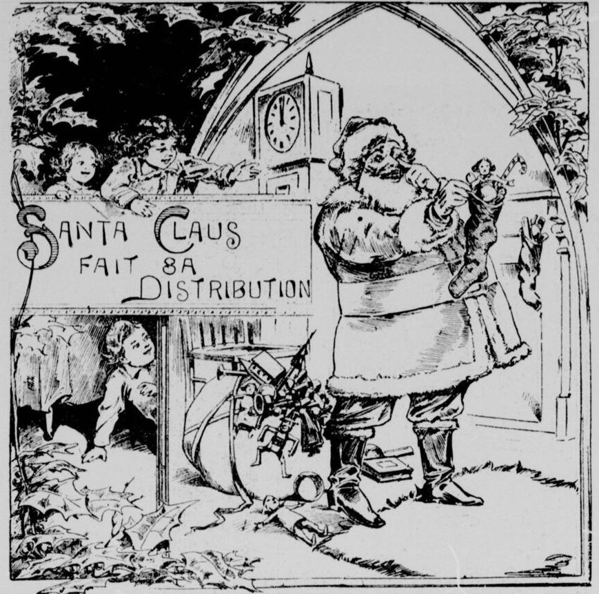 Santa Claus Quebec French Canadians Christmas