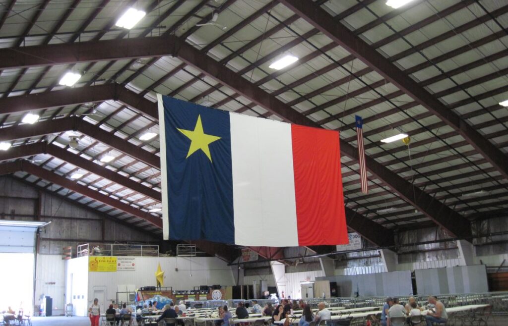 Acadian flag Madawaska Maine