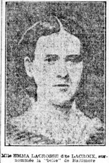 Emma Lacross Baltimore Maryland Franco-Americans