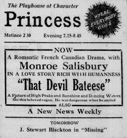 That Devil Bateese French Canadians