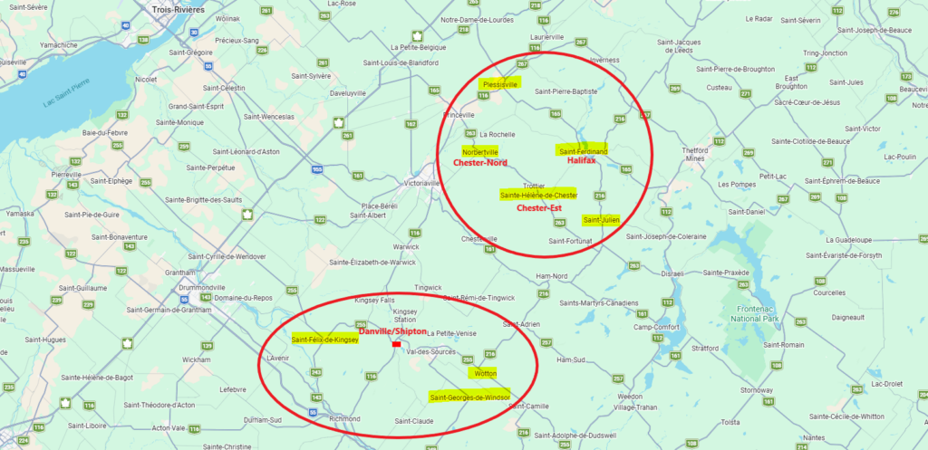 Eastern Townships Quebec Migration Newmarket N.H.